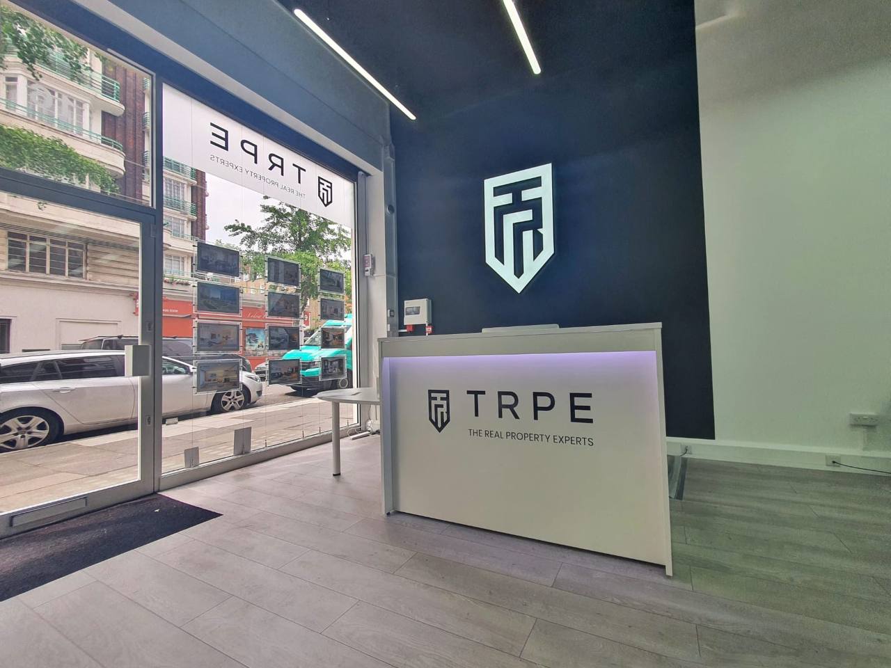 TRPE Dubai office interior — Sheikh Zayed Road